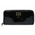 Cartera larga Christian Dior de esmalte negro