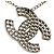 Collana a catena Chanel Coco Mark Punching Argento - vista 2