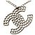 Collana a catena Chanel Coco Mark Punching Argento - vista 3