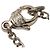 Collana a catena Chanel Coco Mark Punching Argento - vista 5