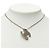 Collana a catena Chanel Coco Mark Punching Argento - vista 7