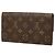 Portafoglio Lungo Louis Vuitton Monogram Marrone - vista 2