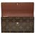 Portafoglio Lungo Louis Vuitton Monogram Marrone - vista 6