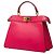 Borsa Fendi Selleria Peekaboo I.U. Small Rosa - vista 2