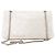 CHANEL - Borsa a tracolla 2.55 Chanel in pelle stropicciata metallizzata argento Metallico - vista 3