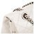 CHANEL - Borsa a tracolla 2.55 Chanel in pelle stropicciata metallizzata argento Metallico - vista 5