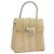 Borsa Salvatore Ferragamo Gancini in vinile trasparente argento Auth 204833
