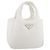 Sac à main PRADA Nylon White Auth 204869A Blanc