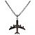 LOUIS VUITTON Collana LV Plane Metallo Tono Argento MP3157 LV Auth 203697V