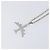 LOUIS VUITTON Collana LV Plane Metallo Tono Argento MP3157 LV Auth 203697V - vista 13