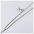 LOUIS VUITTON Collana LV Plane Metallo Tono Argento MP3157 LV Auth 203697V - vista 4