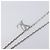 LOUIS VUITTON Collana LV Plane Metallo Tono Argento MP3157 LV Auth 203697V - vista 5