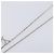 LOUIS VUITTON Collana LV Plane Metallo Tono Argento MP3157 LV Auth 203697V - vista 6