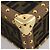 Borsa Vanity Trunk FENDI in tela Zucca e pelle Nero Marrone Auth 204326SAM - vista 15