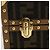 Borsa Vanity Trunk FENDI in tela Zucca e pelle Nero Marrone Auth 204326SAM - vista 21