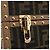 Borsa Vanity Trunk FENDI in tela Zucca e pelle Nero Marrone Auth 204326SAM - vista 24