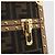 Borsa Vanity Trunk FENDI in tela Zucca e pelle Nero Marrone Auth 204326SAM - vista 25
