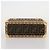 Borsa Vanity Trunk FENDI in tela Zucca e pelle Nero Marrone Auth 204326SAM - vista 5
