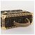 Borsa Vanity Trunk FENDI in tela Zucca e pelle Nero Marrone Auth 204326SAM - vista 6