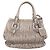 Borsa a mano Prada Gathered in pelle 2way Beige Silver Auth 201361V Argento - vista 13
