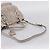 Borsa a mano Prada Gathered in pelle 2way Beige Silver Auth 201361V Argento - vista 8