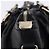 Borsa GUCCI GG Canvas Guccissima Sukey in pelle nera e oro 247902 Auth 204390 Nero D'oro - vista 20