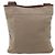 Bolso de hombro PRADA Jacquard Beige Silver Auth 204093 Plata - vista 2