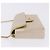 Borsa a tracolla CHANEL Choco Bar Line Chain in pelle d'agnello Gold CC Auth ka6208V D'oro - vista 4