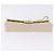 Borsa a tracolla CHANEL Choco Bar Line Chain in pelle d'agnello Gold CC Auth ka6208V D'oro - vista 5