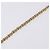 Borsa a tracolla CHANEL Choco Bar Line Chain in pelle d'agnello Gold CC Auth ka6208V D'oro - vista 8