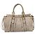 Miu Miu Handtasche Leder 2way Beige Gold Auth 204331V Golden - Ansicht 2