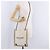 Autre Marque SAINT LAURENT Schultertasche Canvas White Silver 710272 Auth ka6194V Silber Weiß - Ansicht 28