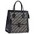 Borsa Tote Christian Dior Trotter Canvas Navy Silver Auth BA15519A Argento Blu navy
