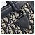 Borsa Tote Christian Dior Trotter Canvas Navy Silver Auth BA15519A Argento Blu navy - vista 17