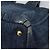 Bolsa de mão PRADA Canapa MM Denim Blue Gold Auth 201344 Azul Dourado - vista 20