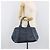 Bolsa de mão PRADA Canapa MM Denim Blue Gold Auth 201344 Azul Dourado - vista 29
