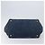 Bolsa de mão PRADA Canapa MM Denim Blue Gold Auth 201344 Azul Dourado - vista 6