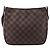Borsa a tracolla LOUIS VUITTON Damier Ebene Looping MM SPO LV Auth LN162 - vista 2