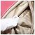 PRADA Tote Bag Canvas Ivory Silver Auth 201353V Silvery Cream - view 11