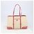PRADA Tote Bag Canvas Ivory Silver Auth 201353V Silvery Cream - view 12