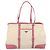 PRADA Tote Bag Canvas Ivory Silver Auth 201353V Silvery Cream - view 13