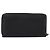 Portafoglio lungo GUCCI Bow in pelle nera e oro 524291 Auth 204782A Nero D'oro - vista 2