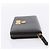 Portafoglio lungo GUCCI Bow in pelle nera e oro 524291 Auth 204782A Nero D'oro - vista 3