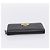 Portafoglio lungo GUCCI Bow in pelle nera e oro 524291 Auth 204782A Nero D'oro - vista 6