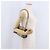 Padlock Borsa a tracolla GUCCI GG Supreme con catena e lucchetto PVC Beige Gold 409487 Auth ka6254V - vista 32