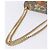 Padlock Borsa a tracolla GUCCI GG Supreme con catena e lucchetto PVC Beige Gold 409487 Auth ka6254V - vista 6