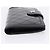 Cartera larga CHANEL Matelasse de piel charol negra plata CC Auth 204635 Negro - vista 4