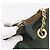 Bolsa de Ombro com Corrente PRADA Nylon Khaki Gold Auth 203875 Dourado Caqui - vista 10