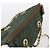 Bolsa de Ombro com Corrente PRADA Nylon Khaki Gold Auth 203875 Dourado Caqui - vista 6