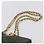 Bolsa de Ombro com Corrente PRADA Nylon Khaki Gold Auth 203875 Dourado Caqui - vista 8